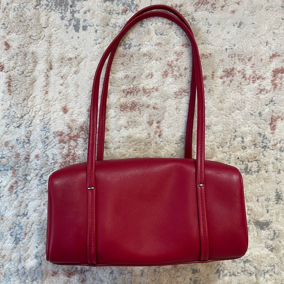 NWT Madewell leather brioche bag in scarlet red - Picture 4 of 4